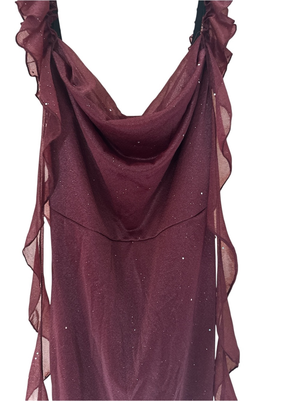 CIDER NWT COWL NECK GLITTER MIDI SMALL - Picture 7 of 9